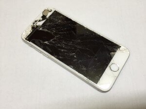 iPhone６ガラス修理前１
