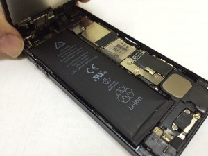 iPhone５ガラス修理前２