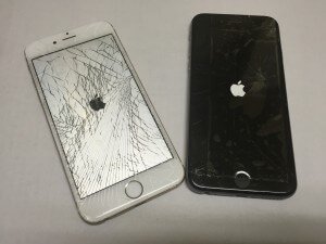 iPhone６ガラス修理前