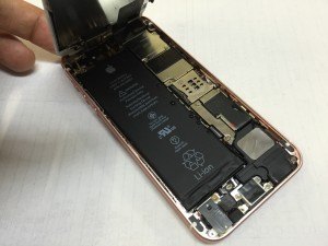 iPhone５s水没修理