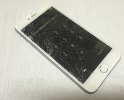 iPhone６ガラス修理