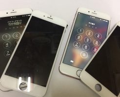 iPhone６Sガラス修理２台